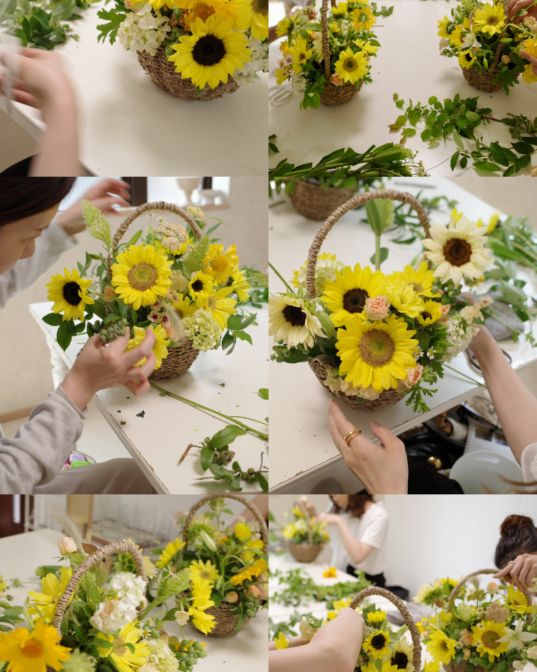 Sunflower Arrangement Workshop