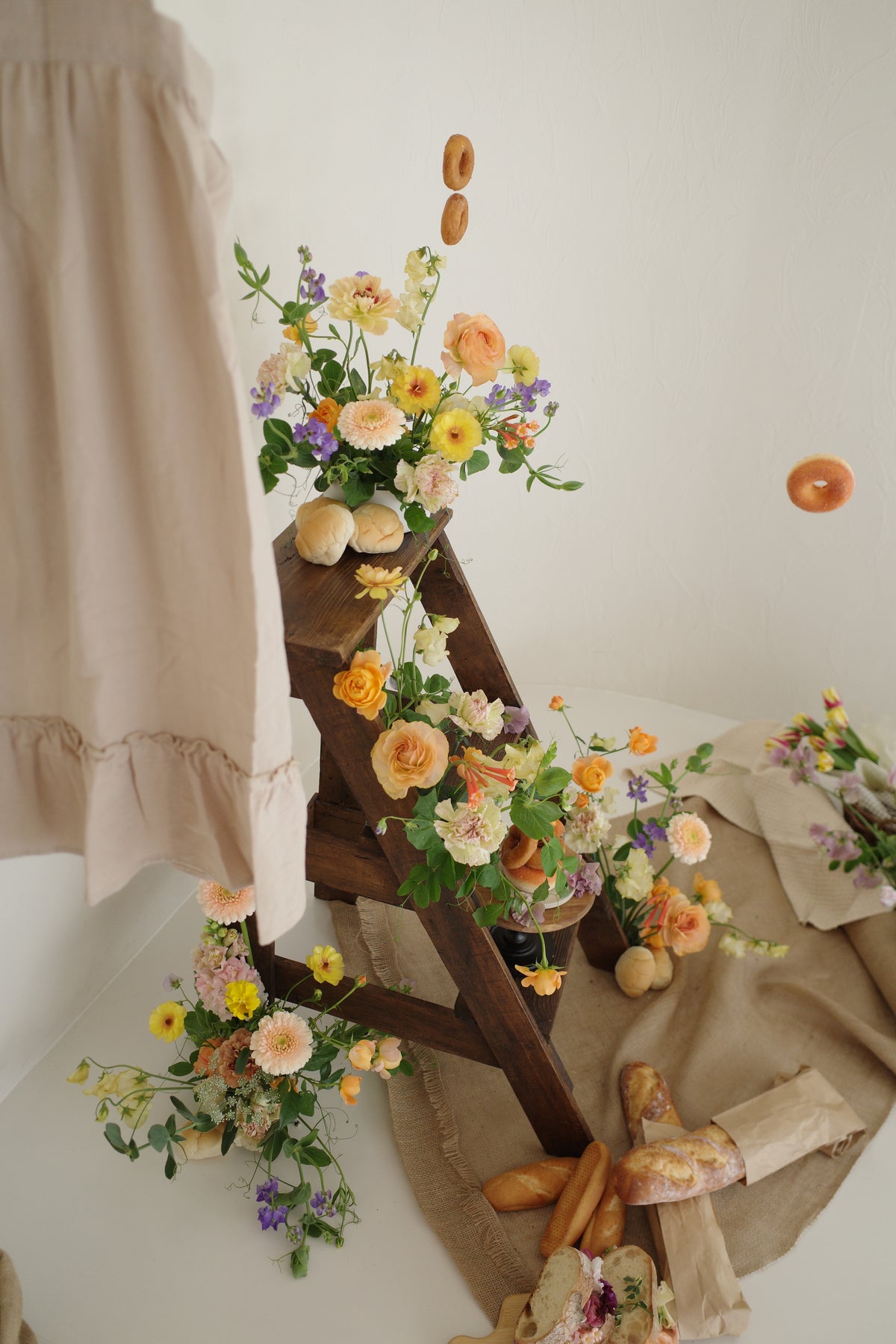 11月生花セルフ撮影会「お花とパンの撮影会」