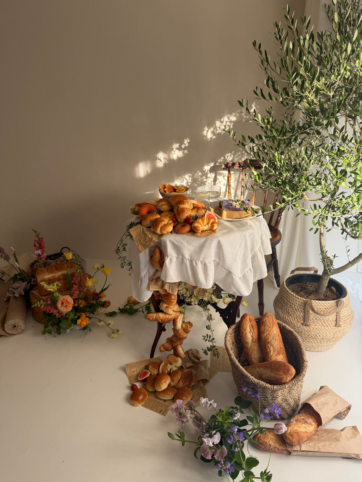 11月生花セルフ撮影会「お花とパンの撮影会」